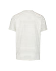 No Excess Yarn Dyed Pin Stripe Tee | Off White