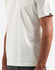 No Excess Yarn Dyed Pin Stripe Tee | Off White