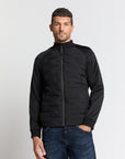 No Excess Mixed Knit Jacket | Black