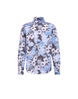 Fil Noir Treviso Hibiscus Shirt | Blue