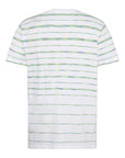 A Fish Named Fred Gone Fishing T-Shirt | Cactus/White Stripe