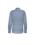 Fil Noir Roma Linen Shirt | Indigo