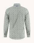 A Fish Named Fred Long Sleeve Shirt | Uneven Check Hedge Green