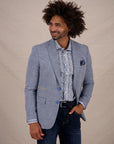 A Fish Named Fred Structure Blazer | Gorm Blue 608