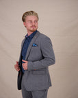 A Fish Named Fred Pique Blazer | Charcoal 704