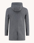 A Fish Named Fred Duffle Coat | Grey Sky