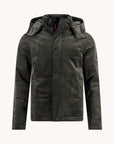 A Fish Named Fred Cord Parka Jacket | Highland Green