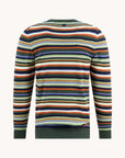 A Fish Named Fred Edinburgh Stripe Knit | Hedge Green 072