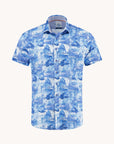 A Fish Named Fred Short Sleeve Shirt | Island in the Sun Blue