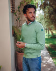 A Fish Named Classic Knit Jumper | Lime