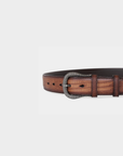 Robert Charles Leather Belt | Tan Snake