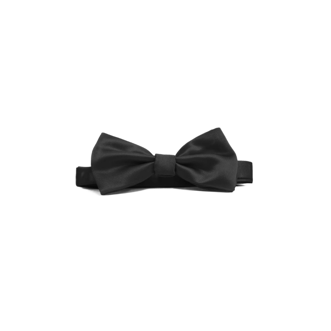 Fellini Classic Satin Bow Tie | Black