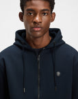 BOSS Spence Zip Up Hoodie | Dark Navy