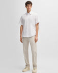 BOSS ORANGE Rash Short Sleeve Shirt | White