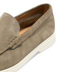 BOSS Sienne Suede Loafer | Khaki