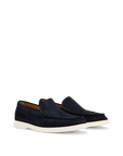 BOSS Sienne Suede Loafer | Navy