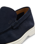 BOSS Sienne Suede Loafer | Navy
