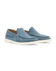 BOSS Sienne Suede Loafer | Denim Blue