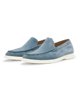 BOSS Sienne Suede Loafer | Denim Blue