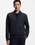 BOSS P-Hanry Zip Up Bomber Jacket | Navy