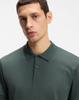 BOSS Parlay Textured Polo | Open Green
