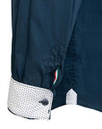 Fil Noir Piacenza Long Sleeve Shirt | Navy