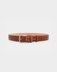Robert Charles Leather Belt | 1502 Tan Crocodile