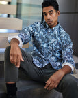 Fil Noir Long Sleeve Shirt | Painted Waves