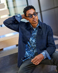 Fil Noir Long Sleeve Shirt | Painted Waves