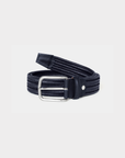 Robert Charles Woven Elastic Belt | 1003 Navy