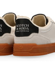 Scotch & Soda Slim Sneaker | White/Black