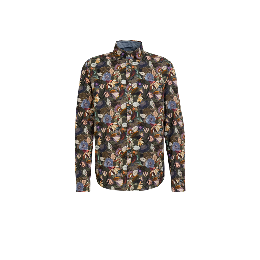 Fil Noir Autumnal Shirt | Khaki