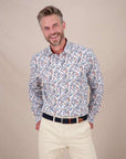 A Fish Named Fred Long Sleeve Shirt | Spot the Fox White