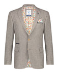 A Fish Named Fred Houndstooth Blazer | Sand