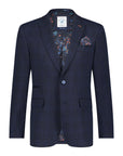 A Fish Named Fred Structured Blazer | Navy Check