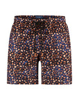 A Fish Named Fred Swim Short | Navy Sea Shells & Lobster Print