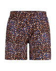 A Fish Named Fred Swim Short | Navy Sea Shells & Lobster Print