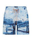 A Fish Named Fred Swim Short | Photo Print Blue
