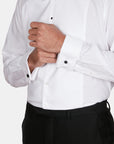 Abelard Stud Dinner Shirt | White
