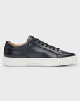 BOSS Gary Leather Sneaker | Navy
