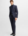 BOSS Hal Shirt | Navy Diamond