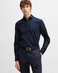 BOSS Hal Shirt | Navy Diamond