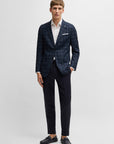 BOSS Hutson Blazer | Dark Navy Check
