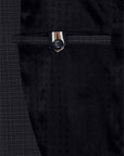 BOSS Janson Stretch Blazer | Textured Navy