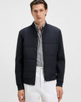 BOSS Skiles Quilted Jacket | Navy