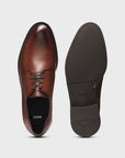 BOSS Tayil Derby Leather Shoe | Medium Brown