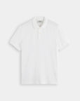 Scotch & Soda Pique Polo Shirt | White