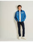 Scotch & Soda Satin Club Jacket | League Blue