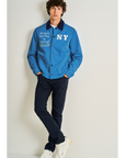 Scotch & Soda Satin Club Jacket | League Blue