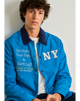 Scotch & Soda Satin Club Jacket | League Blue